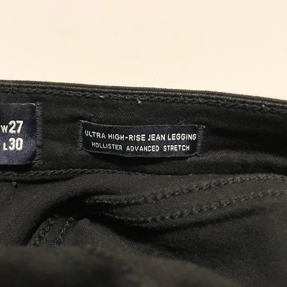 Hollister Ultra High Rise Jean Leggings Size W27 L30 - Picture 4 of 16